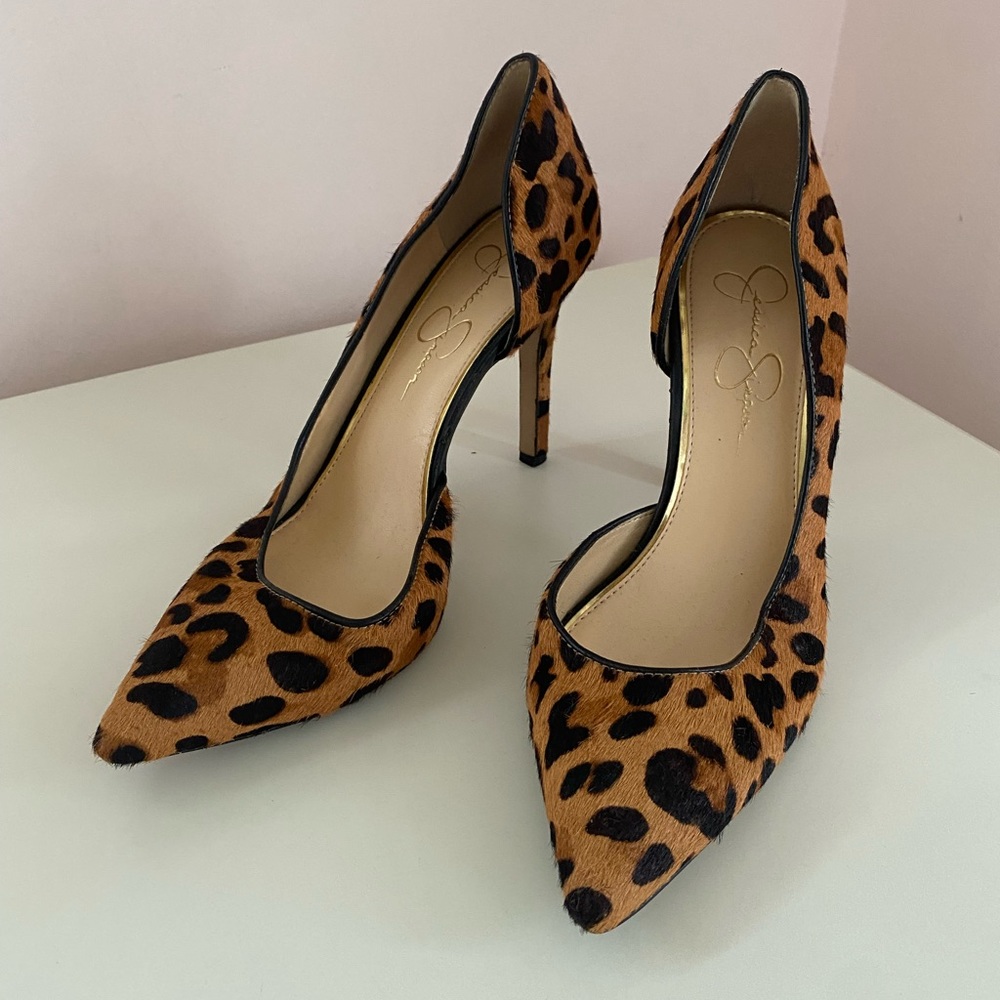 Jessica Simpson Leopard Heels